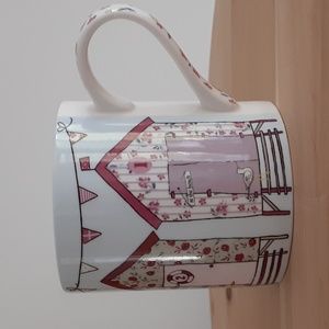 Queens by Churchill Gone to the Beach Fine Bone China Tea Coffee Cup 8 oz